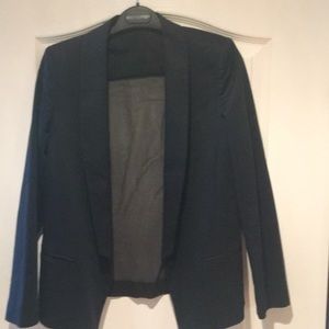 All saints blazer silk see threw back sexy sz 0